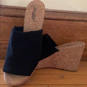 Cork wedge sandals...Lucky Brand